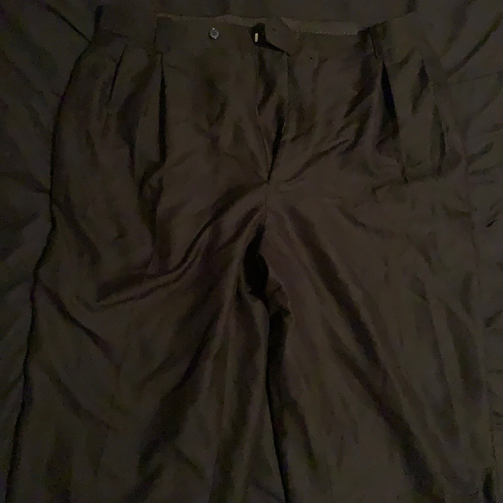 Mens 36W x 32L black dress pants